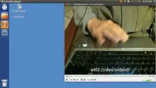 Ubuntu Basics VLC webcam keyboard shortcut