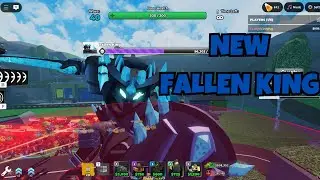 BEATING THE REWORKED FALLEN KING (with reworked pursuits) - Roblox Tower defense simulator