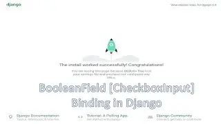 BooleanField[CheckboxInput] Binding