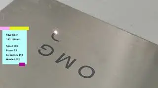 Annealing and Engraving Stainless Steel | Fiber Laser Engraver Settings