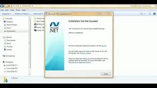 How to fix Microsoft .Net Framework Installation Error