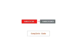Subscribe toggle button with HTML, CSS, JS || Complete code