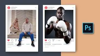 Adobe Photoshop Tutorial - Creative social media post ideas (facebook, Instagram, twitter....)