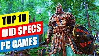 Top 10 High Graphics Mid Specs PC Games | High Graphics Action Adventure PC Games