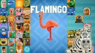 Talking Zoo ABC Teach The Alphabet. learn letters from A to Z Plasticine Alphabet.