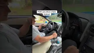 He really thought a dual clutch was a manual