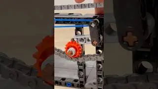 LEGO Simple Chain Tensioner Mechanism using Rubber Band
