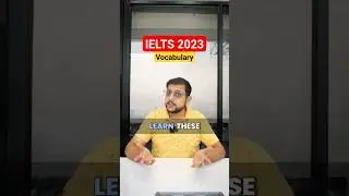 Vocabulary for IELTS 2024 | Learn English Vocabulary