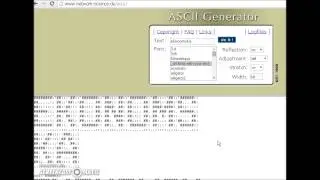 ASCII generator film