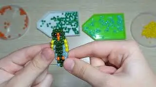 Как сплести попугая из бисера❤️❤️❤️