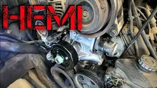 How to replace a water pump on a dodge ram