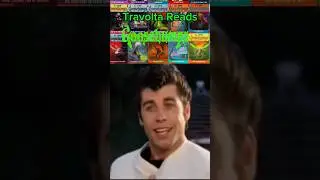 John Travolta reads Goosebumps 🤣 #goosebumps #shorts #funny #humor #memes #grease #rlstine #read