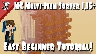 Advanced Multi-Item Sorter for Minecraft 1.15+ ! Easy to Follow Tutorial! Sort Multiple Items!