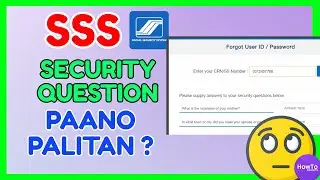 SSS Security Question Update: How to Change Security Question My.SSS Online