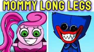 Friday Night Funkin' vs Mommy Long Legs + Huggy Wuggy FULL WEEK (FNF Mod) (Poppy Playtime)
