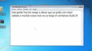 aviso! empiezo a grabar con camtasia