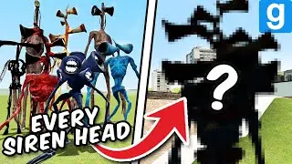 EVERY SIREN HEAD COMBINED?! (Garry's Mod) Mighty Morphing Siren Heads