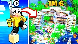 ISOLA da 1€ VS 1.000.000€ in Minecraft