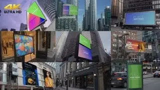 Top After Effects Projects: City Advertising Mockups + Free Font