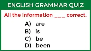 Mixed English Grammar: Can You Pass This Test? #challenge 22