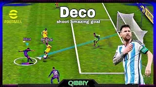 Deco shoot the amazing goal 🥅👀😲|FIFA|soccer ⚽ video game| football | eFOOTBALL ™2023