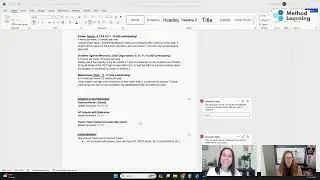 Method Learning: The College Doctors