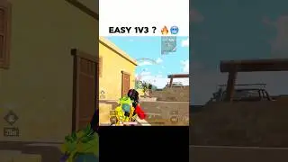 EASY 1V3 ? 🔥🥶#shorts #bgmi #pubgmobile #aimchokboiyt #1v3