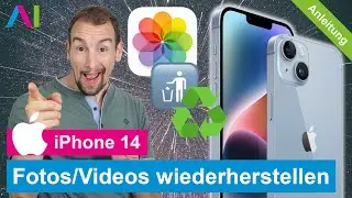 iPhone 14 - Gelöschte Fotos und Videos wiederherstellen •  • 📱1️⃣4️⃣ • ♻️ • Anleitung | Tutorial