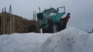 Запуск МТЗ-82 в -5°