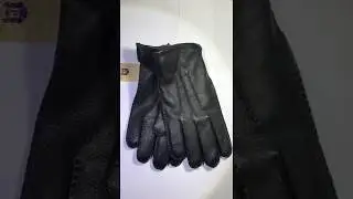 Перчатки из кожи ягненка на трикотажной подкладке