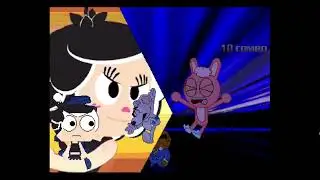 MUGEN Fight - Danger Mouse and Cuddles vs. Blue Aardvark and Hanazuki