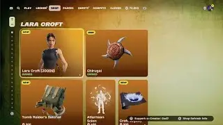Покупаю СКИН ЛАРЫ КРОФТ в Фортнайт + ВЕСЬ МАГАЗИН! Дарю подарок подписчику! 🎁🔥