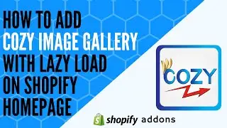 How to embed Cozy Image Gallery with lazy load on Shopify homepage