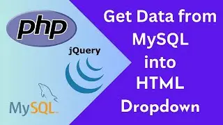 GET DATA FROM MySQL INTO HTML DROPDOWN || HTML || CODING || PHP || MySQL
