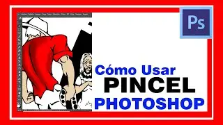 PINTAR con PINCEL en PHOTOSHOP . Como usar el pincel en Photoshop explicación paso a paso