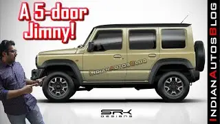 5-door Suzuki Jimny Render | More Room For Fun!