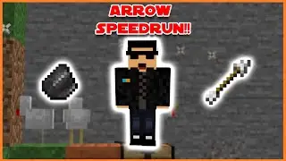 Speedrunning an Arrow in MINECRAFT