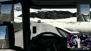 KARLI ÇAKIL TAŞLI DAĞDAN ŞEHRE İNİŞ ETS 2 | Logitech G29 + Shifter (Steering Cam)
