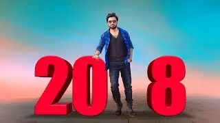 Letest 2018 new year special picsart heavy photo manipualtion with 3 background and 5 steps