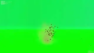 splash water blast green screen footage