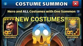 ✨✨ Costume Chamber Summons ✨✨ featuring Joon and Leonidas. Is this lucky or not??? 🤷‍♂️🤷‍♂️