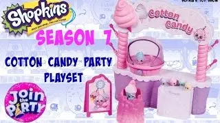 NEW SHOPKINS SEASON 7 - COTTON CANDY PARTY PLAYSET SNEAK PEEK