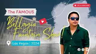 The Famous Bellagio Fountain Show 2024 | Las Vegas