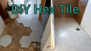 Installing Hex Tile and Schluter Ditra