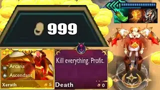 Kill EVERYTHING - Death Charms XERATH 3 STAR | TFT SET 12