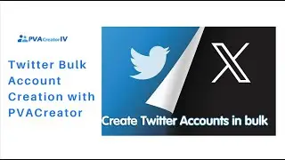 Twitter Bulk Profile Generation-- Mass Account #twitteraccount #pvacreator