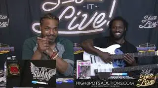 Rich Swann plays guitar
