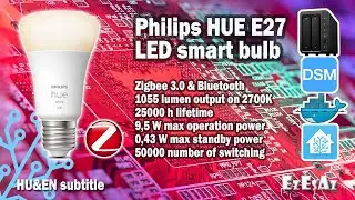 64 Philips HUE A60 – dimmable Zigbee E27 smart bulb – 1100 lumen - Bluetooth and Zigbee