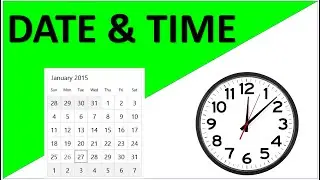 How to change Date and Time on computer