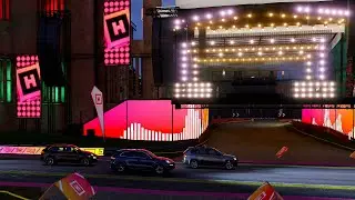TOMA UNA FOTO DE TU AUTO CON OTROS DOS JUGADORES EN EL  ESCENARIO PRINCIPAL DE FESTIVAL SERIE 29 FH4